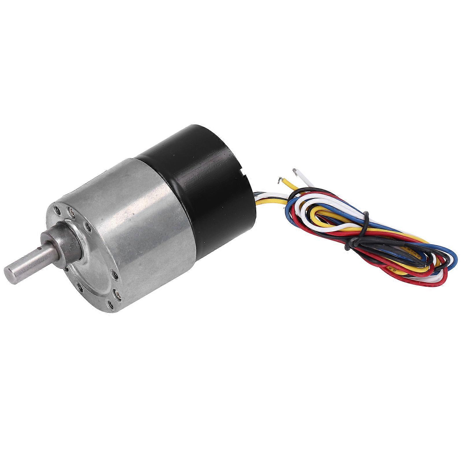 Gear Motor Speed Reduction Brushless D Shaft Low Noise CW CCW Rotation Geared Motor DC12V107RPM