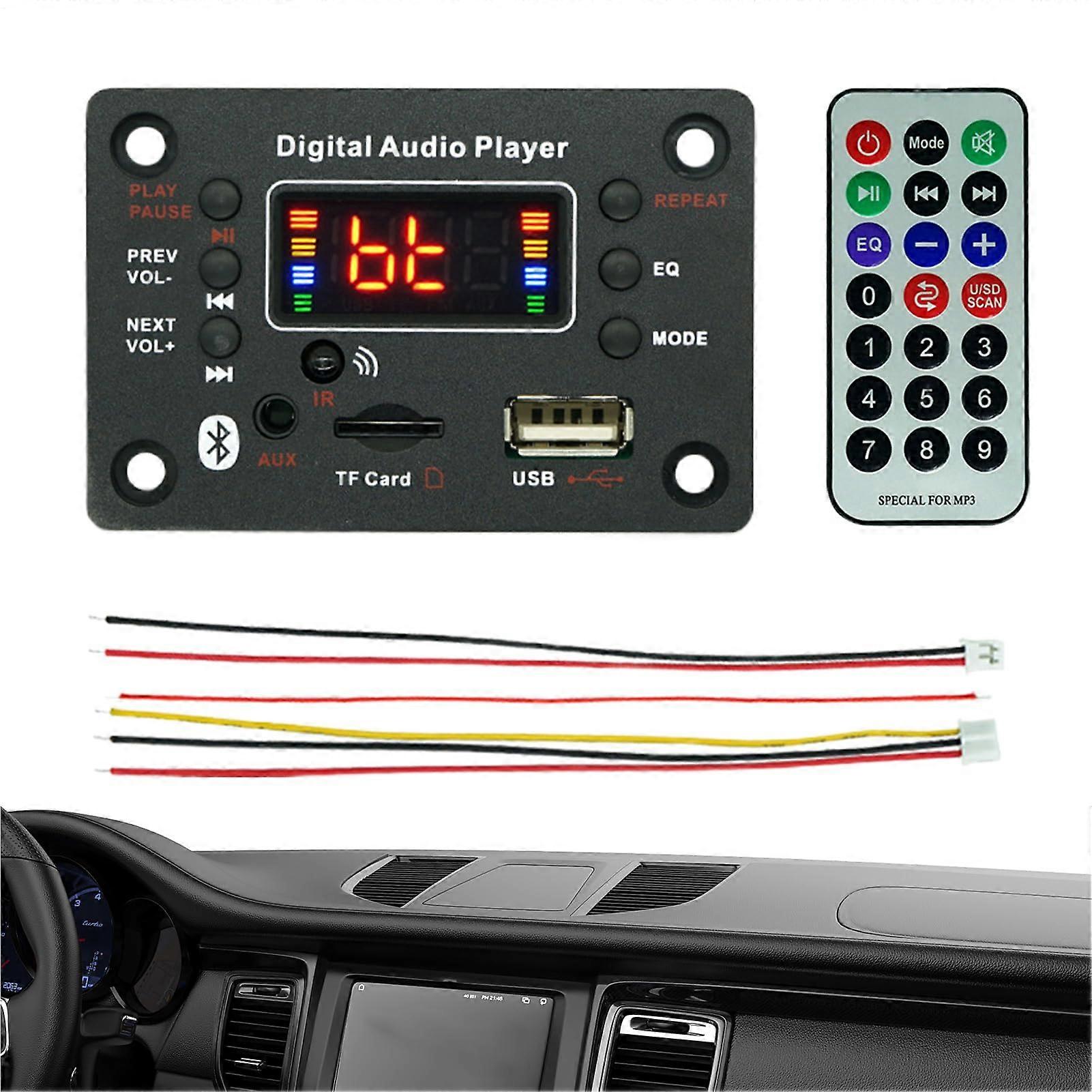 Wireless Audio Receiver Module  MP3 Playback with Sound System  Lossless Digital Audio Player