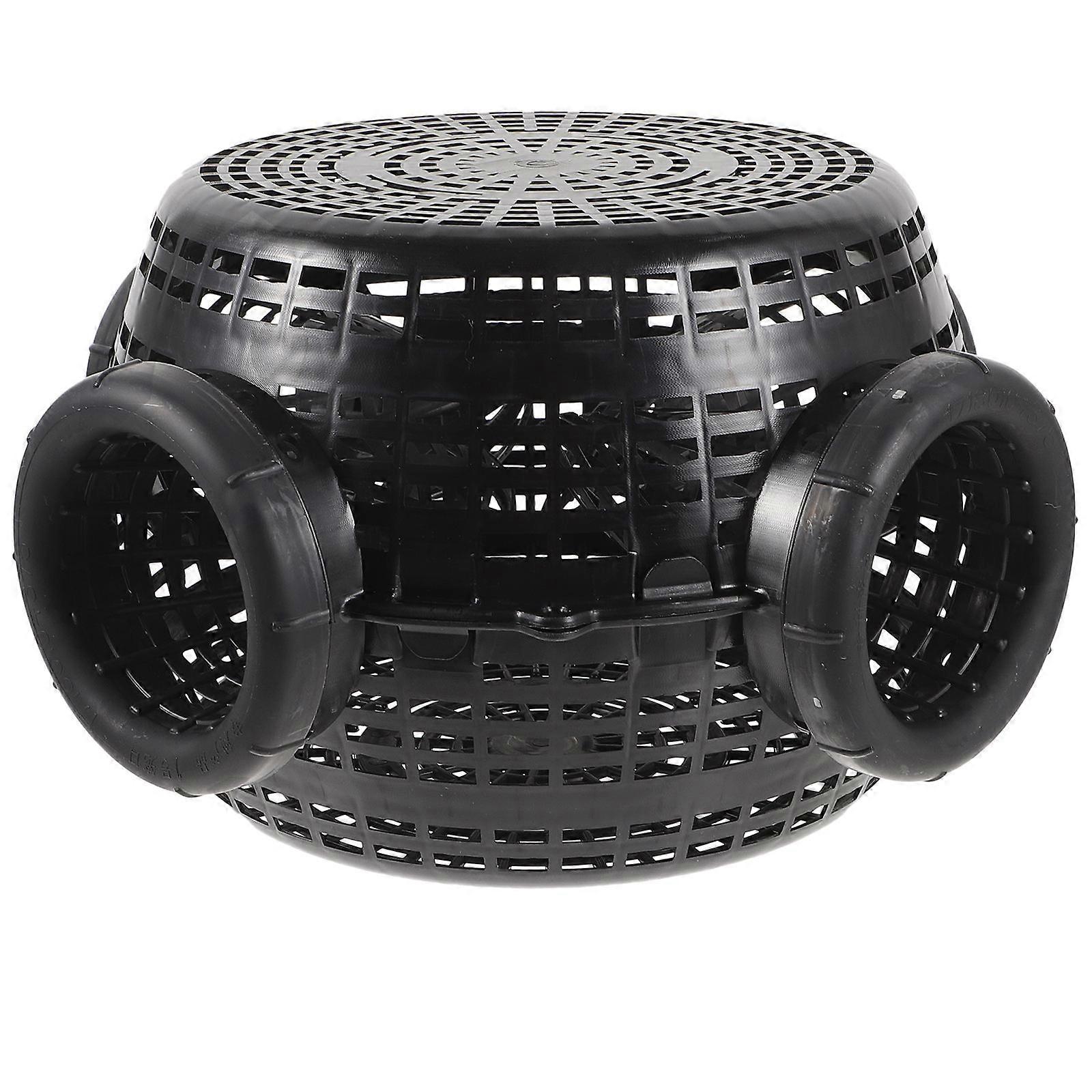 Fish Trap Shrimp And Crab Cages For Saltwater Fishing Long-Lasting 24x24x18cm 1Set