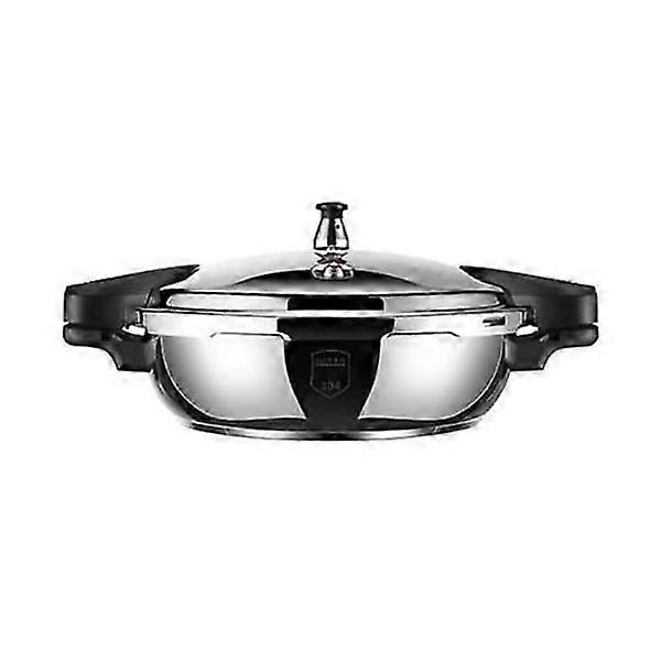 1.8L Stainless Steel Pressure Cooker - Double Handles with Automatic Pressure Detection