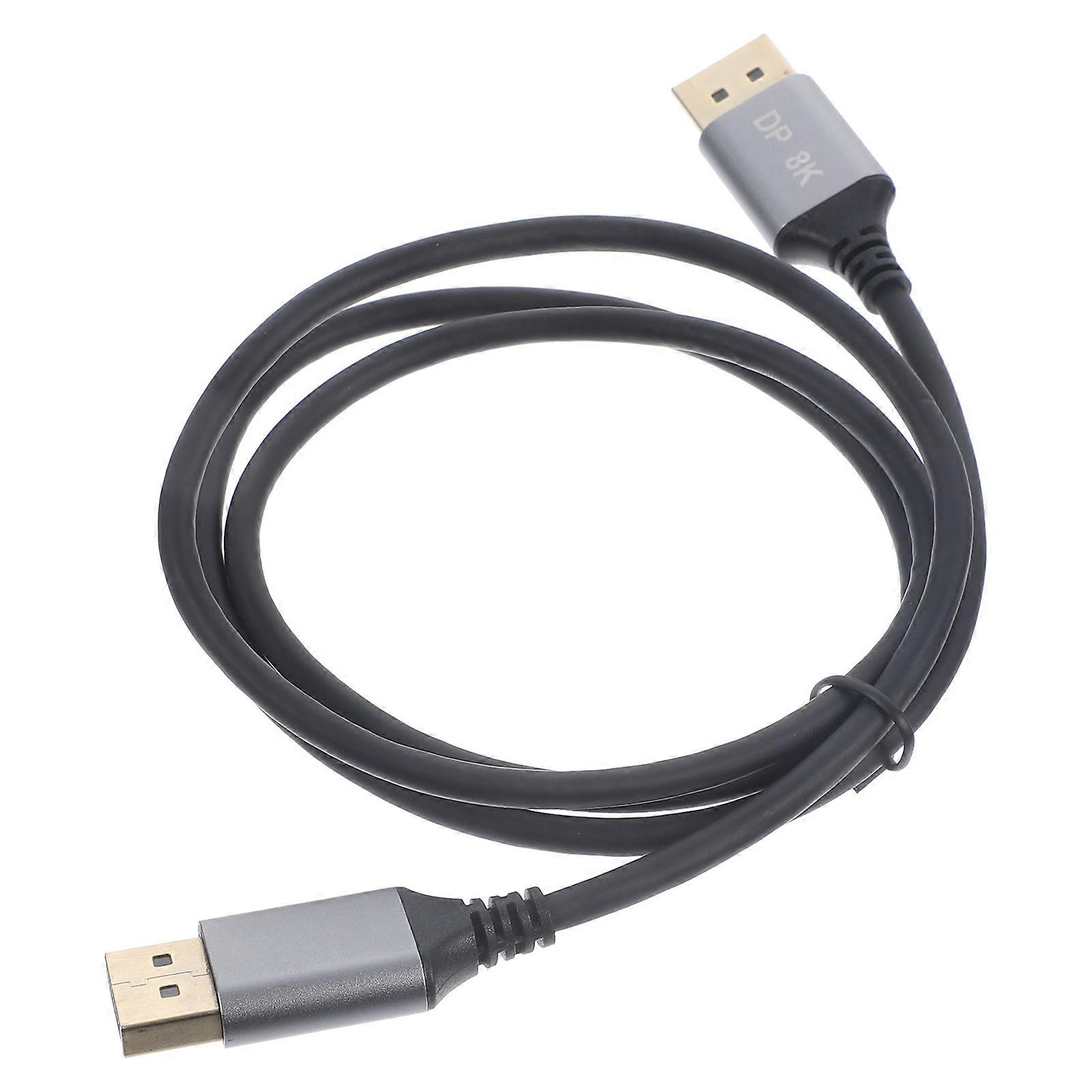 Portable Monitor Cable High Speed Displayport Cable Workplace Setup 1m Simple And Precise Appearance 1Set