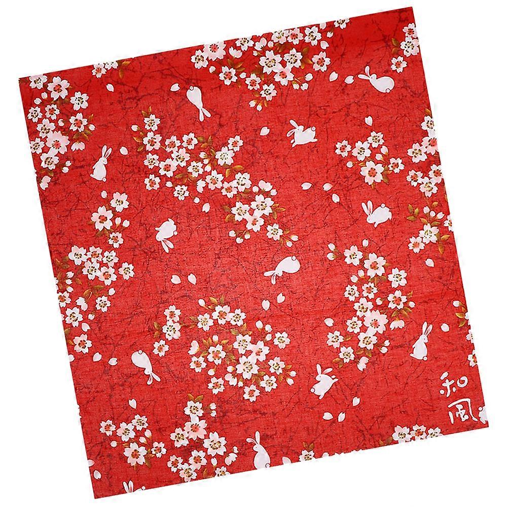 Wrapping Cloth with Beautiful Patterns for Protection Red Yarn