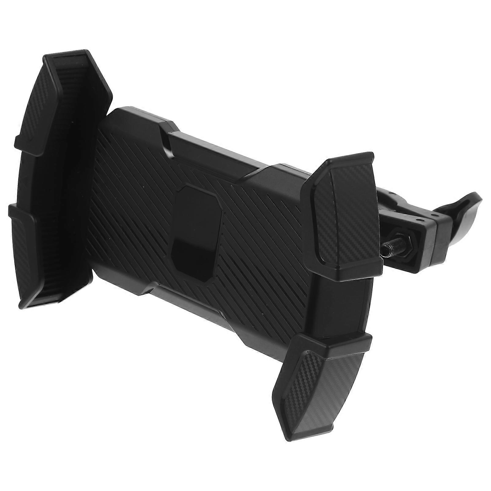 سبائك الألومنيوم الدراجة هاتف جبل لركوب الدراجات والأنشطة الخارجية باللون الأسود مع دعم الهاتف 1 مجموعة