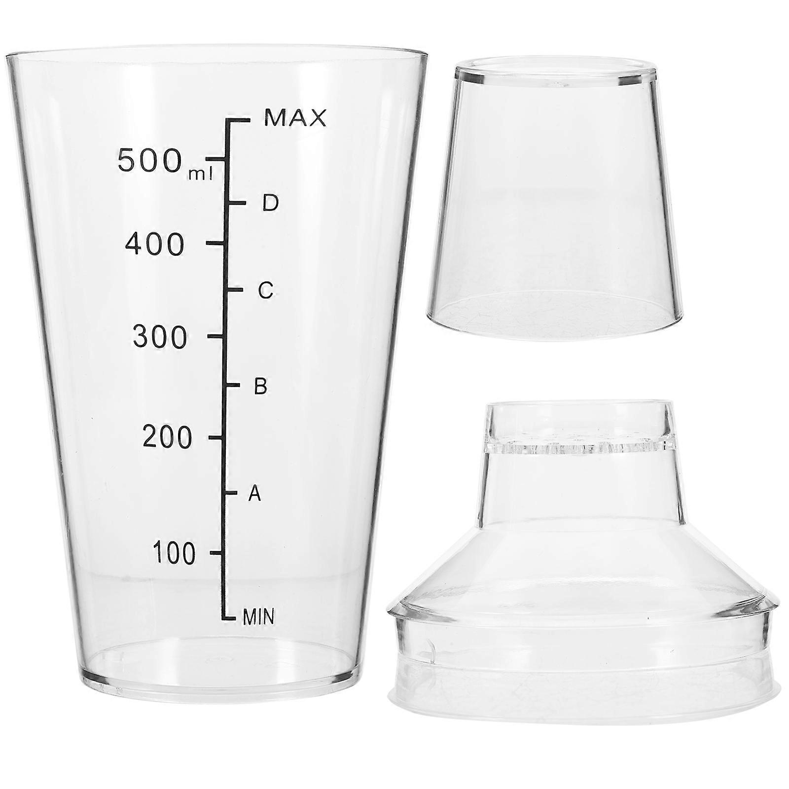 Cocktail Shaker Mixing Cup with Measurement Marks for Milk Tea, Cocktails, and Beverages
