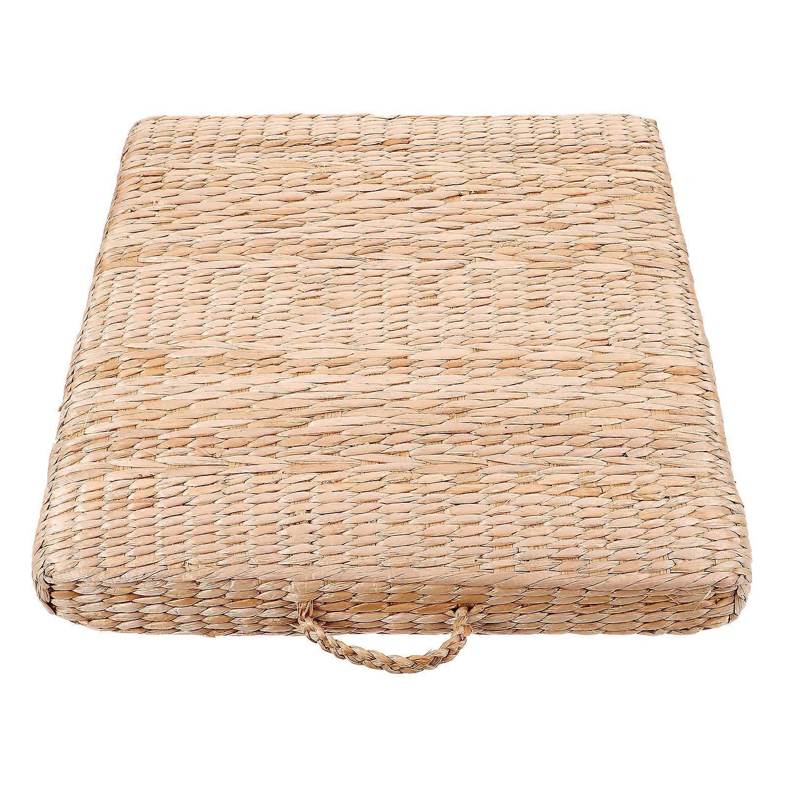 Woven Floor Cushion for Car Use Multi Color Synthetic Material Comfortable and 18.5 inches