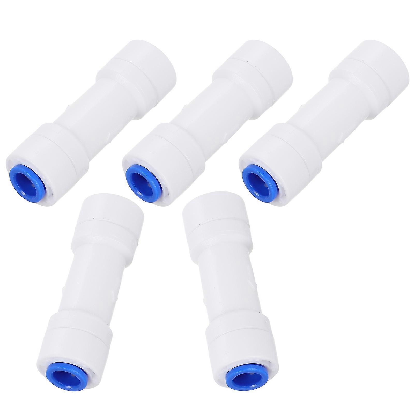 White Plastic Check Valve for Water Dispensers and Purifiers Ensures Reliable Performance 1/4 Inch