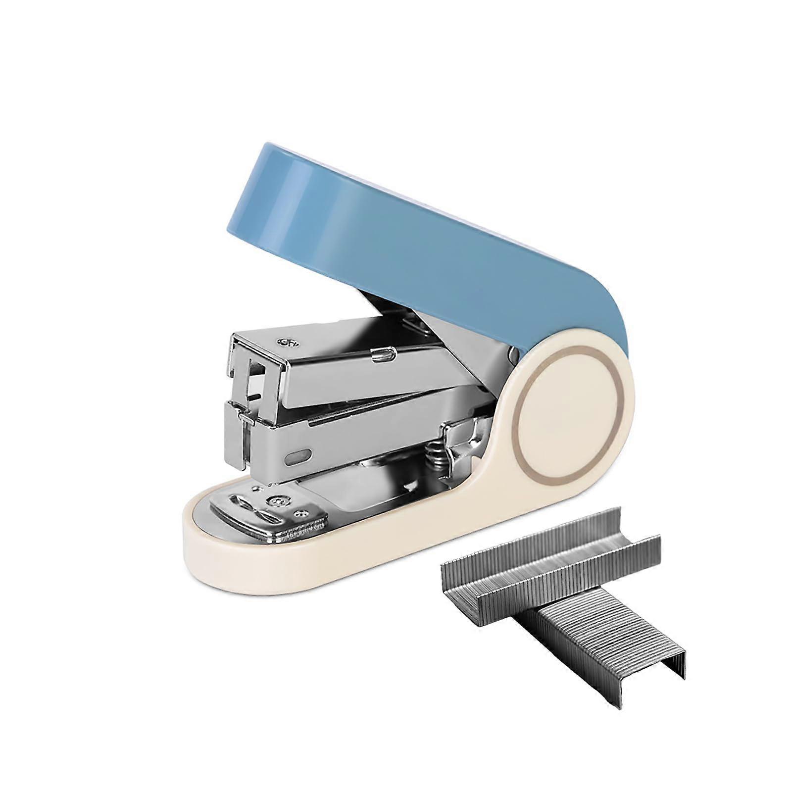 Stapler with 1000 staples, laborsaving stapler for 20 sheets capacity (Blue)