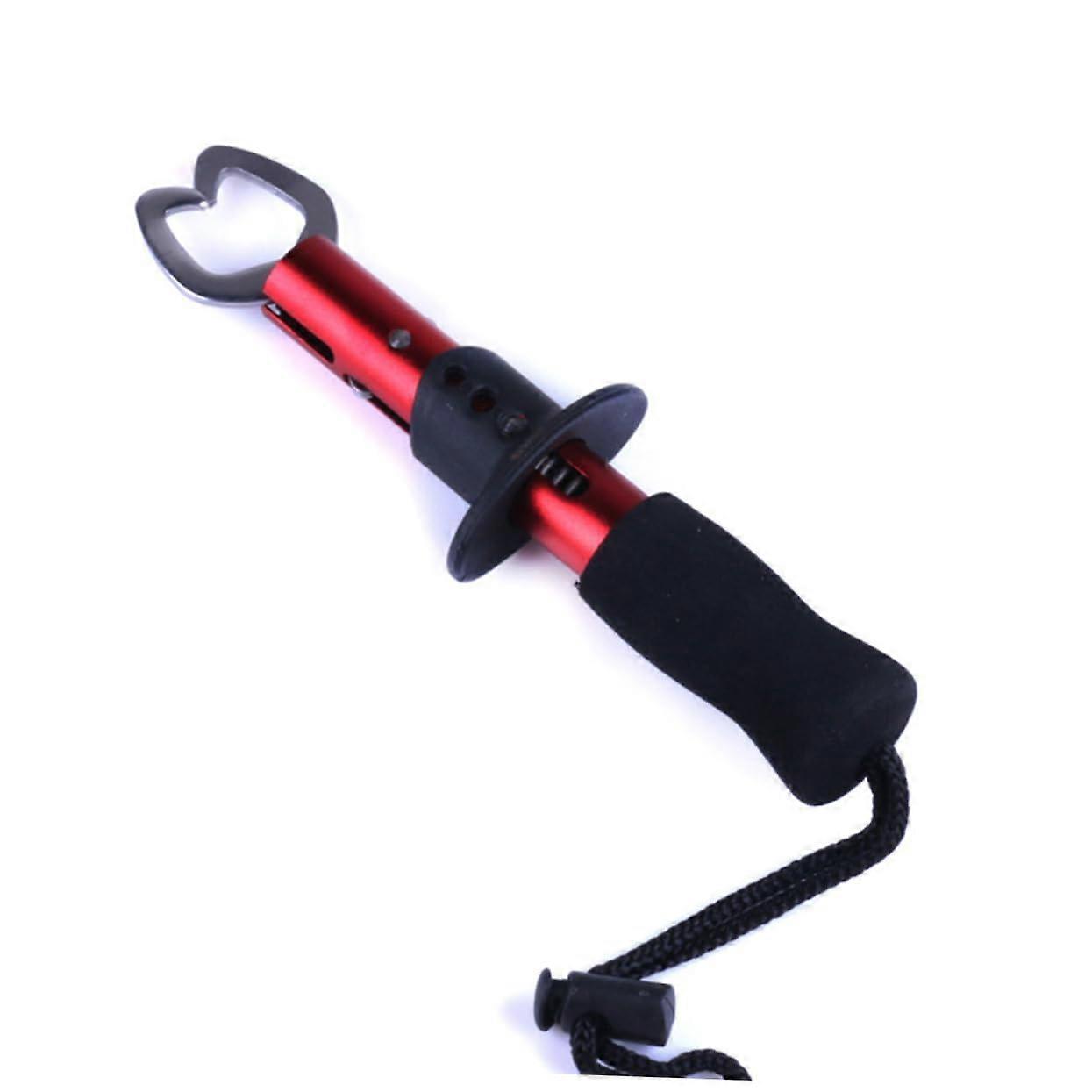 Stable Metal Fish Gripper Pliers Fishing Tool Red Fish Holder for Easy Handling in Freshwater Fishing and Useful Accessory for Anglers