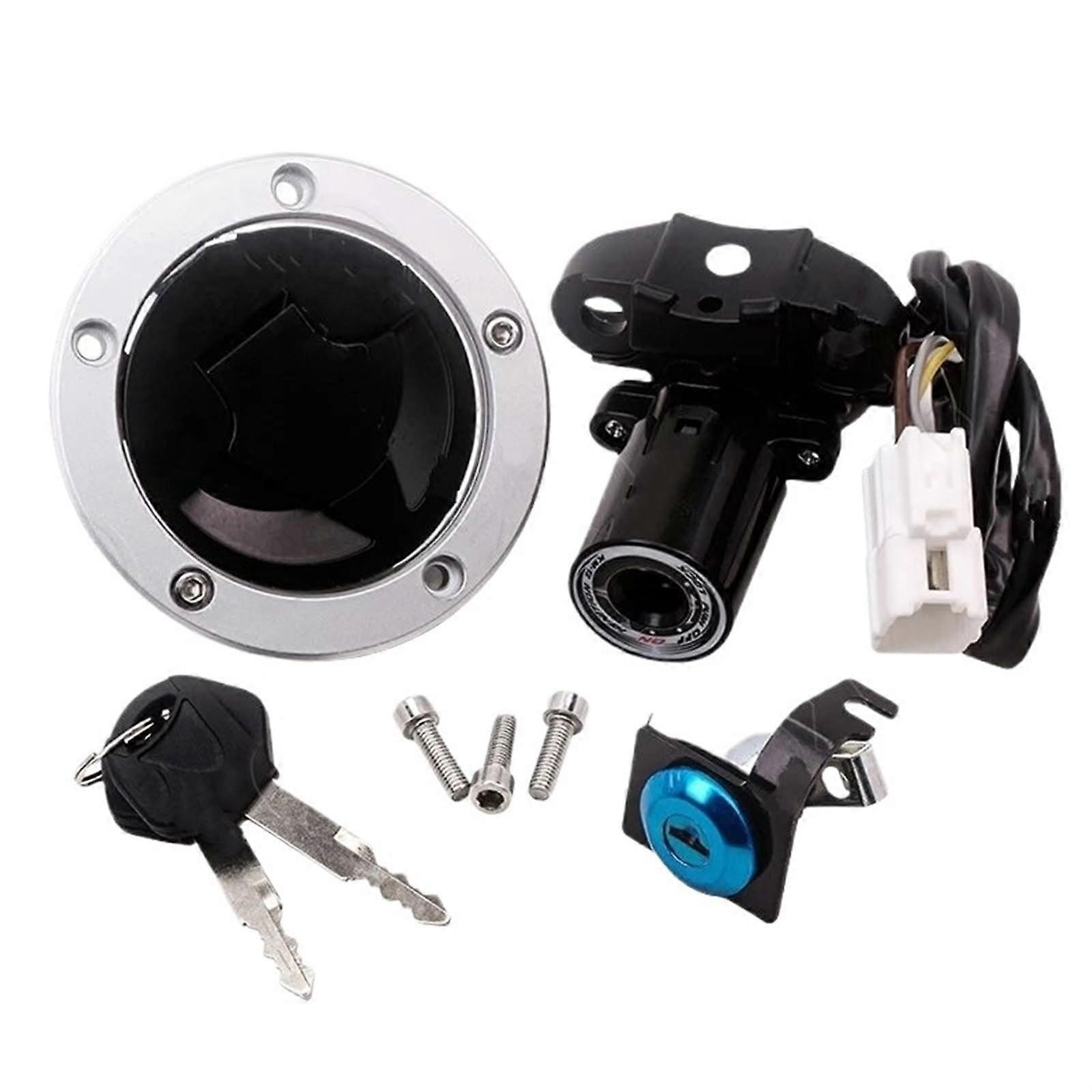 Motorcycle Ignition Switch For Kawasaki Ninja ZX6R ZX636 2013-2018 ZX10R ZX1000 2011-2019 With Key Lock Set