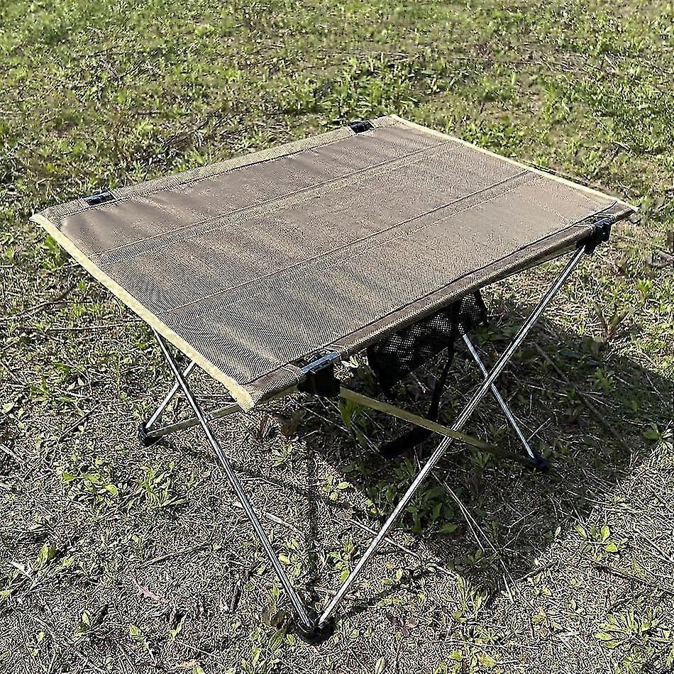 TTMA HALIN Portable Folding Camping Table Oxford Cloth Aluminum Alloy Bracket Desk for Garden Picnic
