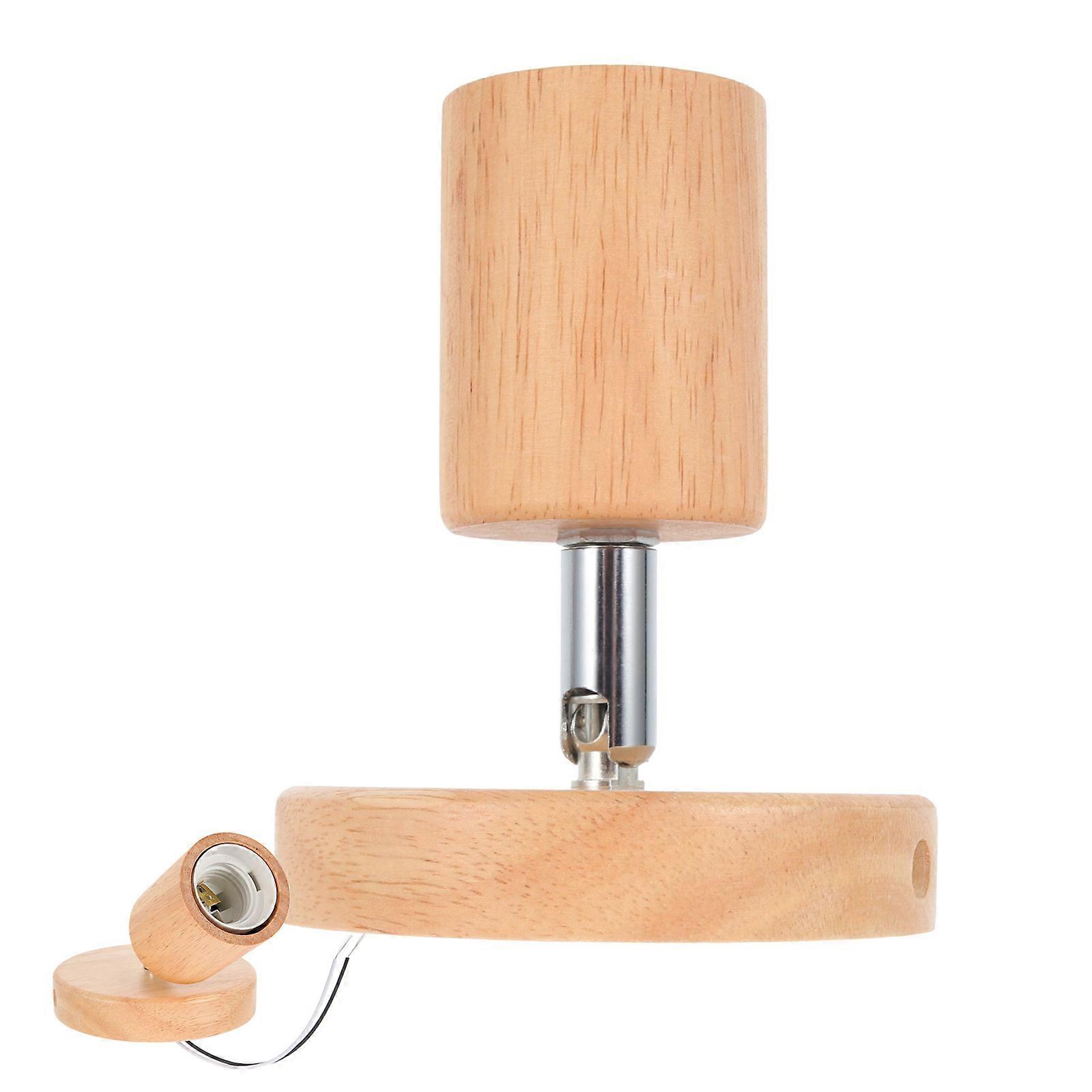Vintage Rotating Lamp Holder E27 Light Socket Round Design For Ceiling Light Bulbs Beige Color 12.3x10cm 1Pcs