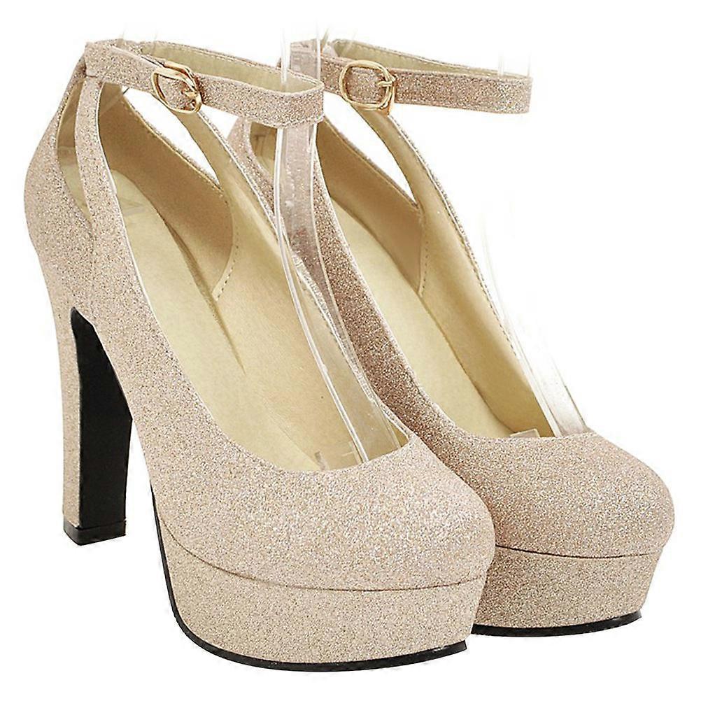 Elegant Chunky Heel Wedding Shoes for Women – Stylish Pointed Toe Pumps for Parties, Dating & Special Occasions – Comfortable & Durable Design –