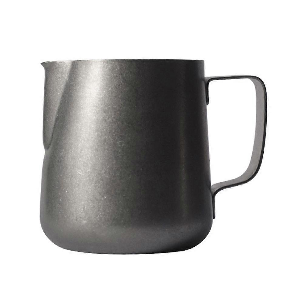 Espresso Milk Frothing Pitcher Designed For Cappuccino Art For Coffee Lovers Featuring Scale Design 1Pcs Silver