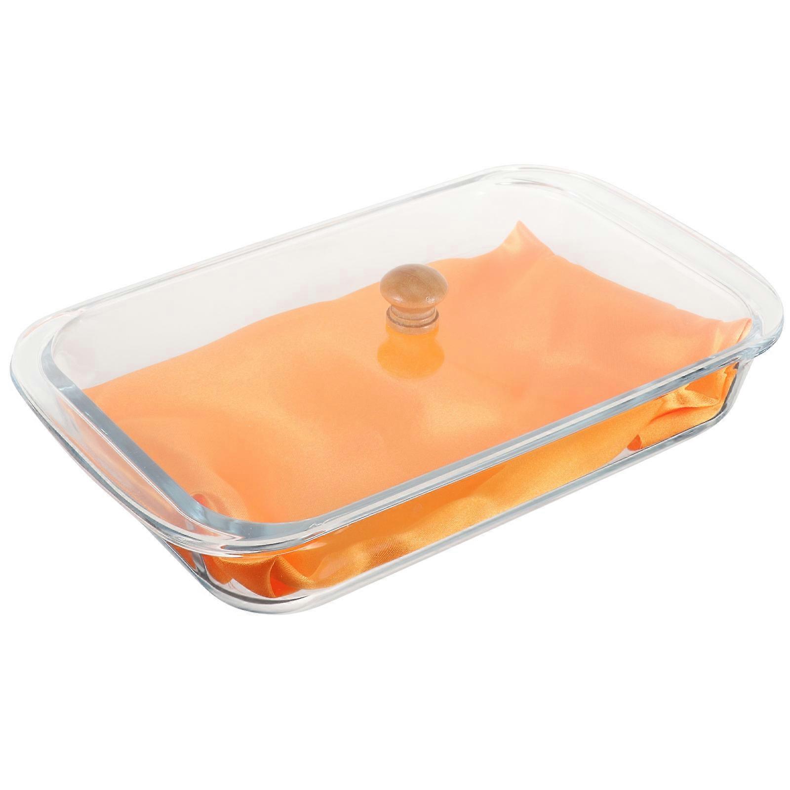 Decorative Snack Serving Tray With Lid For Restaurant Home Use 26.00X15.00X5.00CM 1 Set