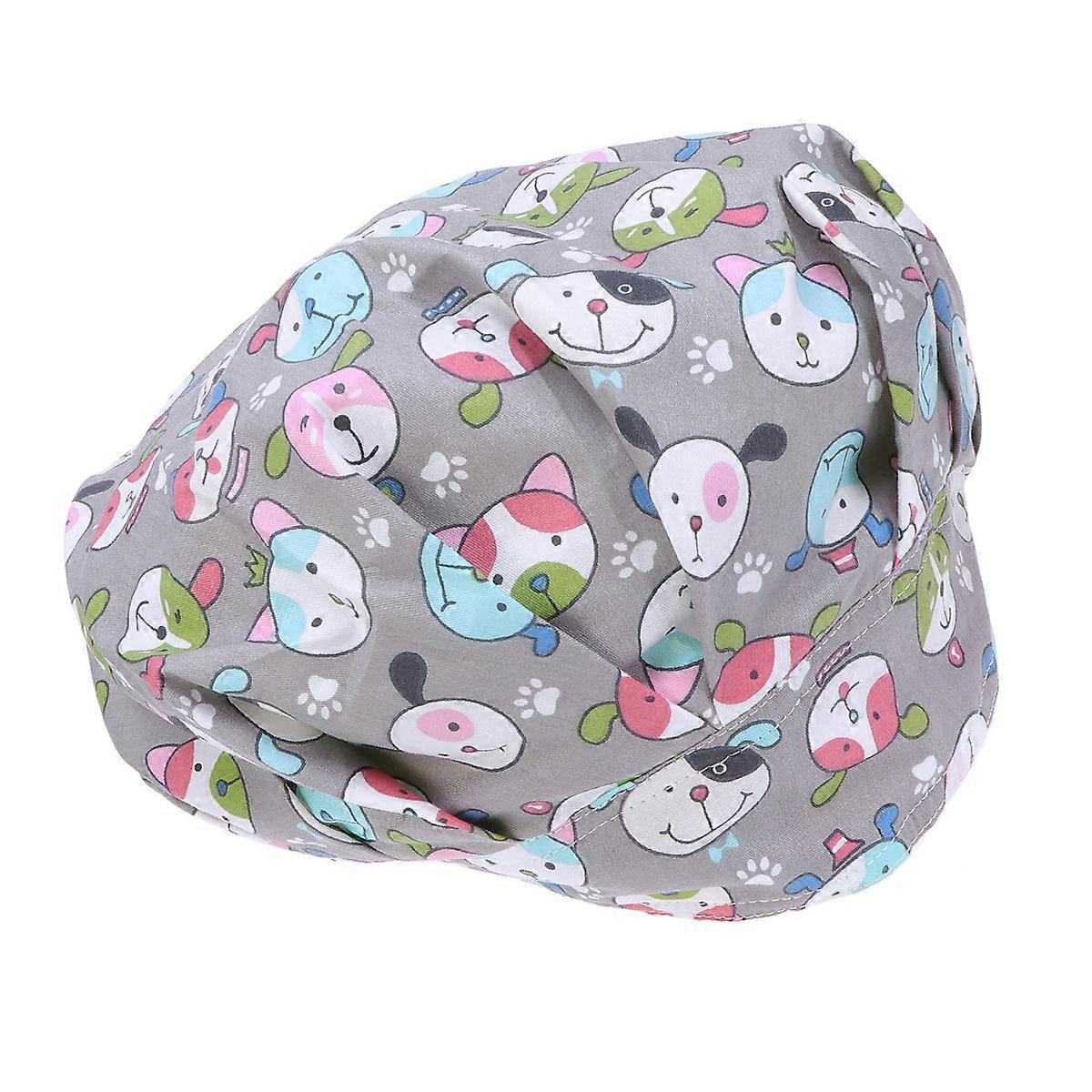 Practical Dog Themed Nursing Hat For Women Perfect For Sanitary Environments With Hair Function 1Pack