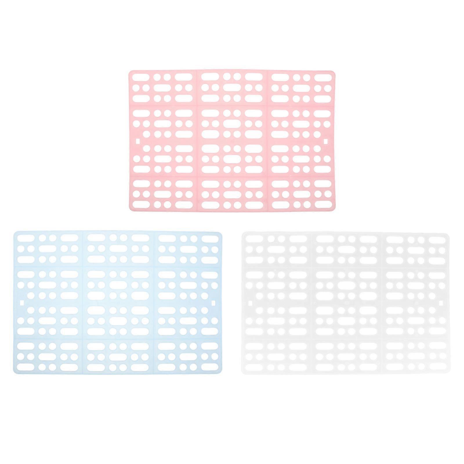3pcs Plastic Mat for Small Animals, Versatile Resting Pad for Enhanced Cleanliness in Cages