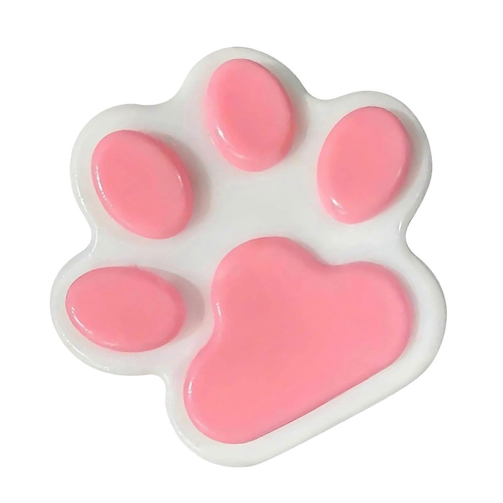 14x14cm Cat Paw Squishy, Cute Cat Paw Made of TPR, Cat Toy, AntiStress Squishy Paw, Pink