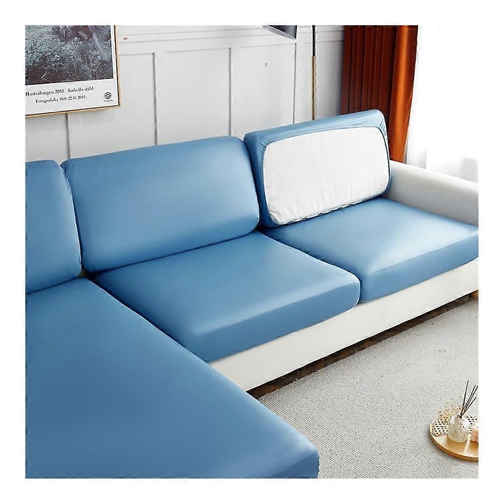 Waterproof PU Leather Sofa Cushion Cover for Pets & Kids, Easy Clean Backrest Protector, Normal Size 3, Stylish Durable Design, Color 2