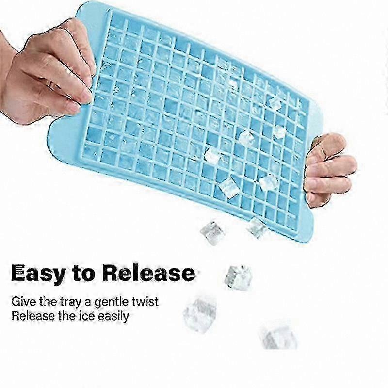 Compact Freezer Tray with 36 Quick-Release Ice Cube Molds