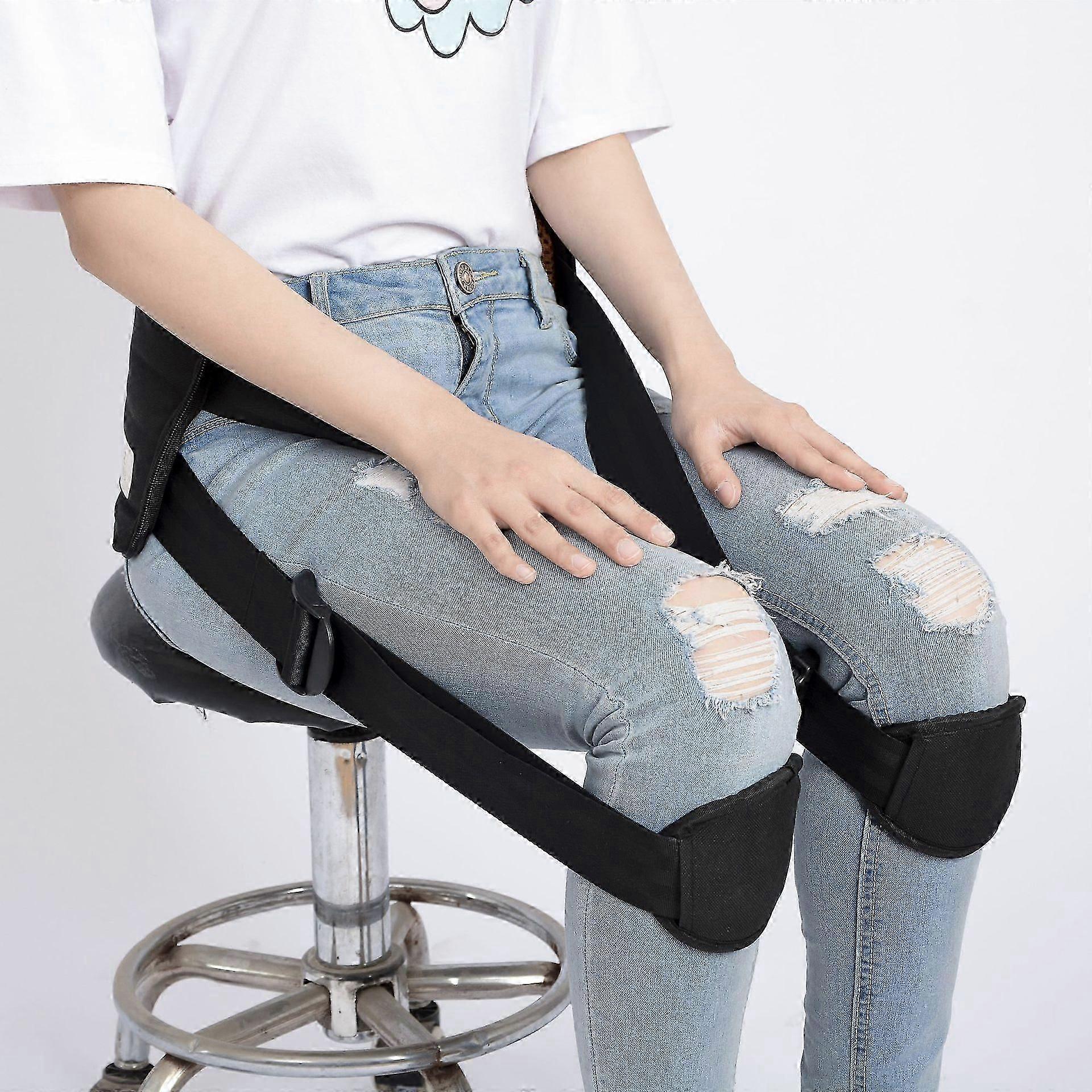 Correct Back Posture While Sitting ( Recommended For Back Pain Makes Every Chair Ergonomic Lumbar Support, Adjustable Straps)