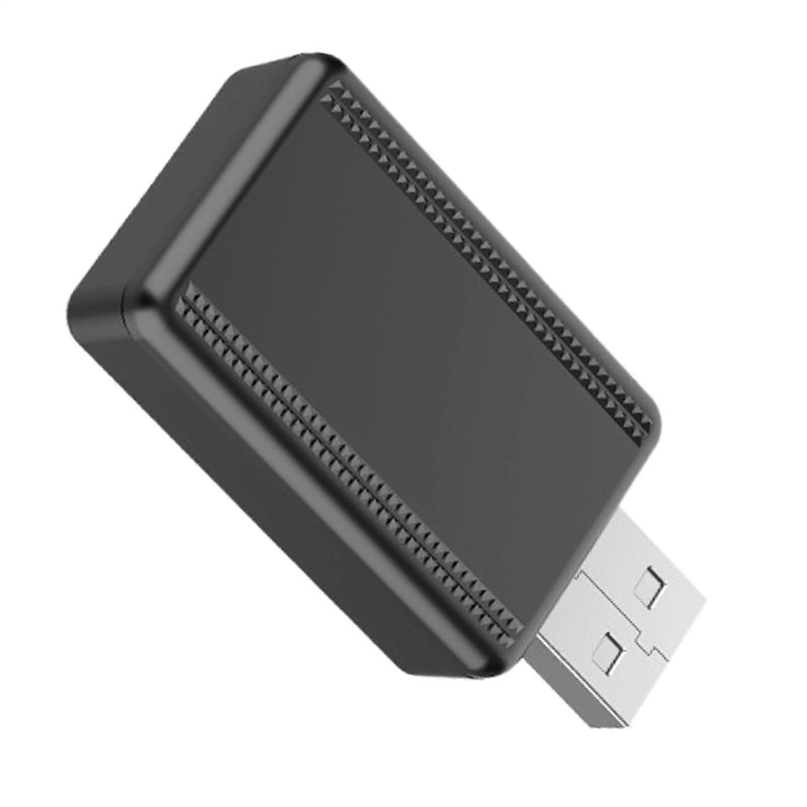 Wired to Wireless Adapter,2 in 1 InDash Navigation Adapter  Plug And Play Compact No Latency Converter for RV Vehicle Dashboard Driving