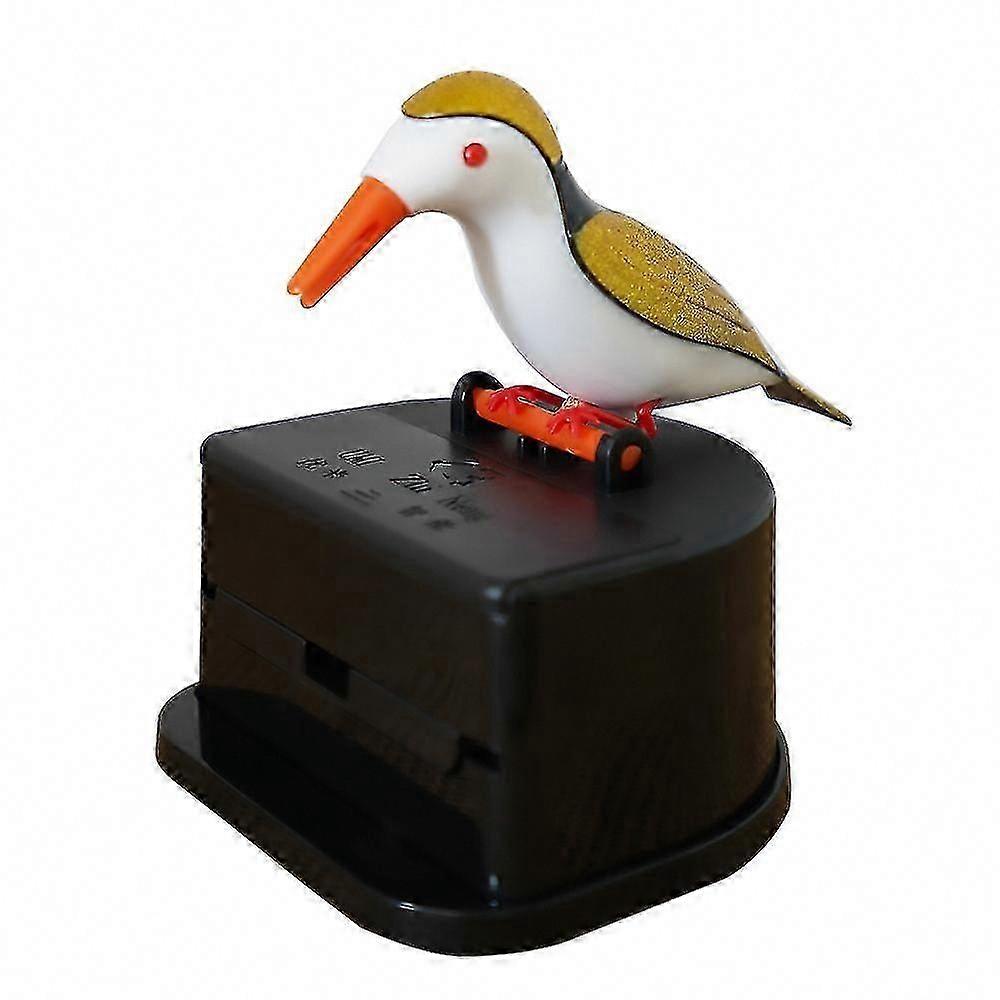 Jucaifu Little Bird Toothpick Dispenser, Creative Push-Type Toothpick Bird Holder for Kitchen and Dining Use