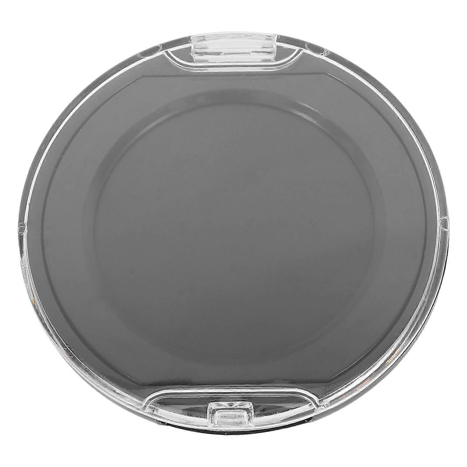 Fingerprint Ink Pad Thumbprint Pad for Identification Black PVC