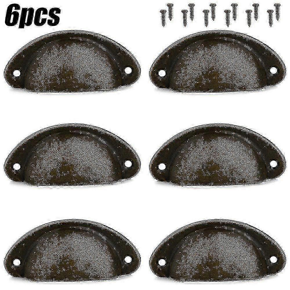 12pcs Cup Handles Shell Pull Kitchen Cupboard Cabinet Door Furnitur...