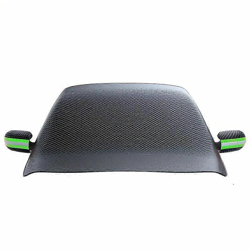 Car Windscreen Cover for Tesla Model X - Magnetic Frost and Snow Shield, Winter Windshield Protector, Green Color