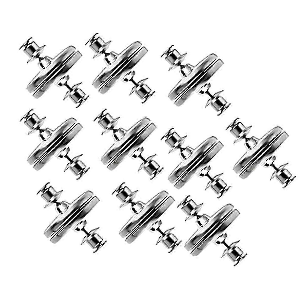 10 Pairs of Magnetic Curtain Clips, Double-Sided Magnetic Adsorption