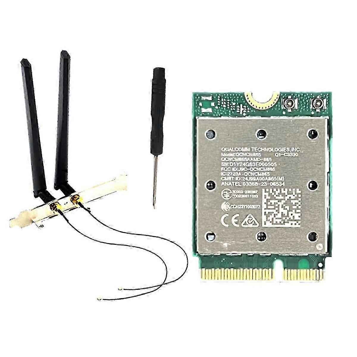Tri Band WiFi7 QCNCM865 Wireless WiFi Card Bluetooth 5.4 for Win11
