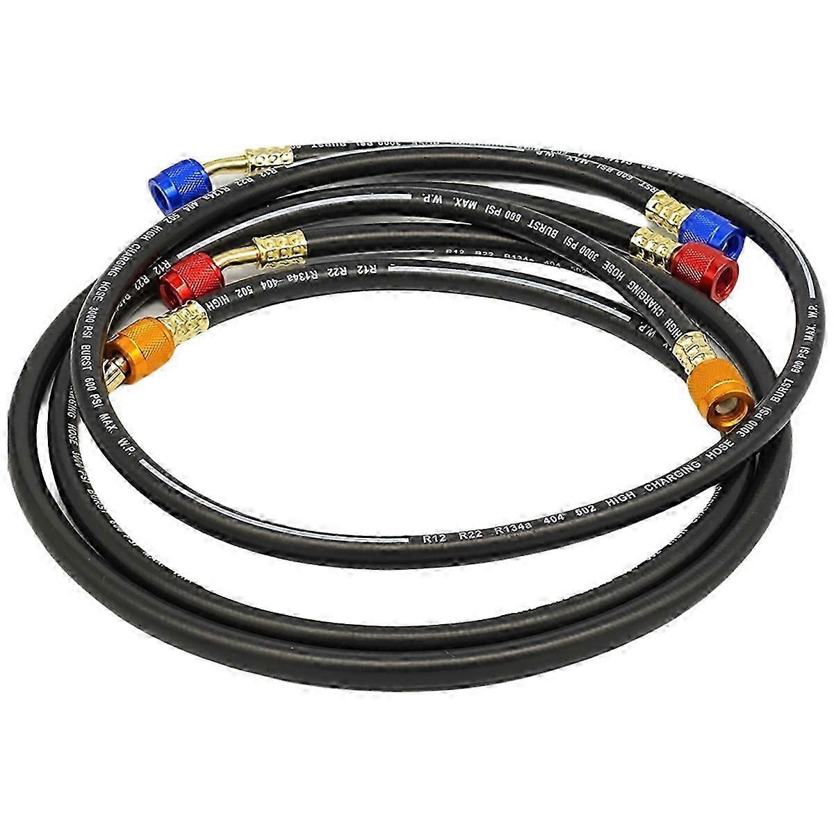 1.8M 3 Set Black Anti-Explosion Refrigerant Tube for R12, R22