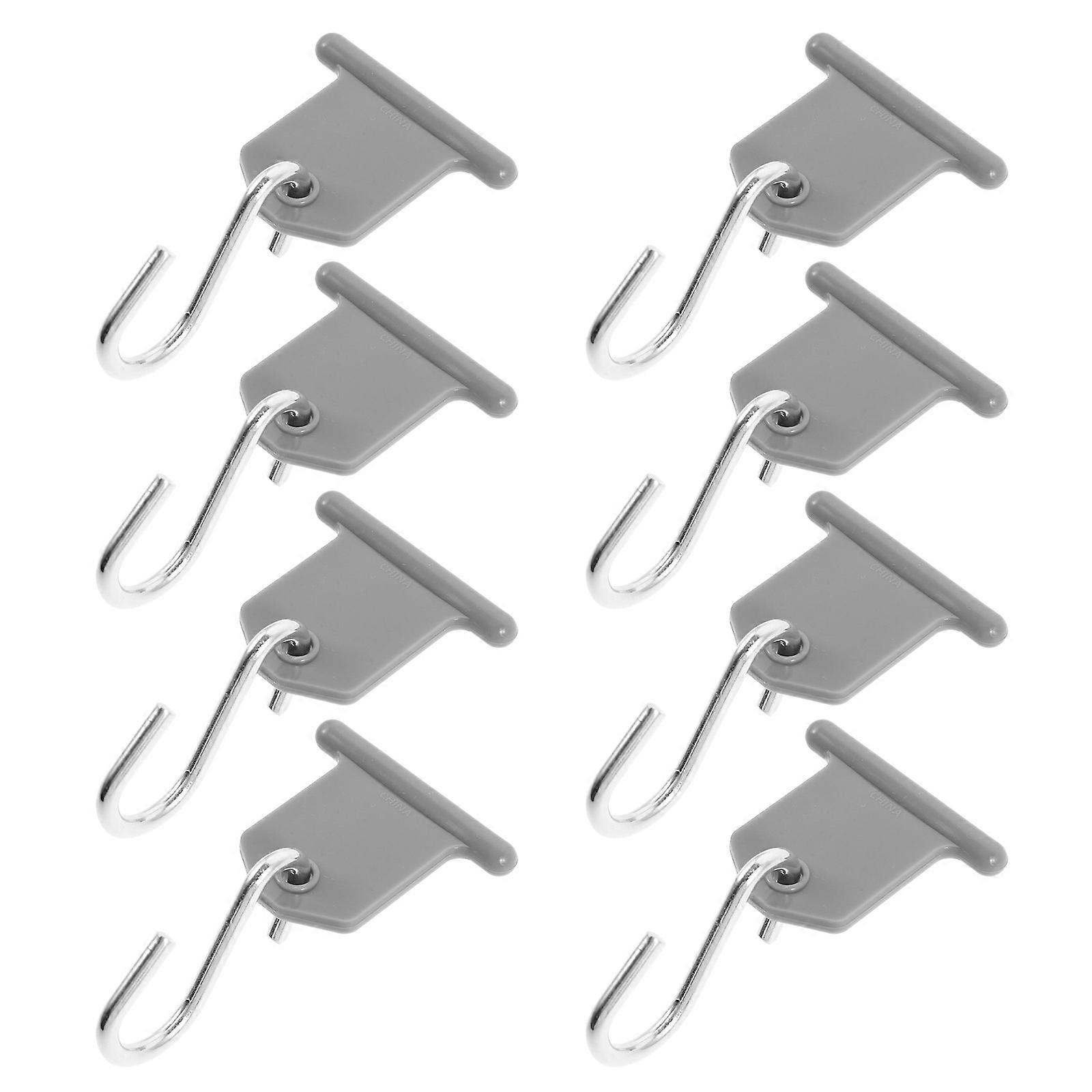 Small Hook For Rv Efficient Organization Awning Accessory Hanger Camper Awning Grey 6.50X4.30X3.50cm 8Pcs