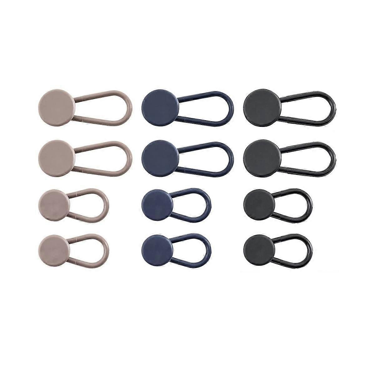 Pants Waist Button Extender 12Pcs Button Extenders for Jeans - Women Men Pants Waist Extenders - 1/