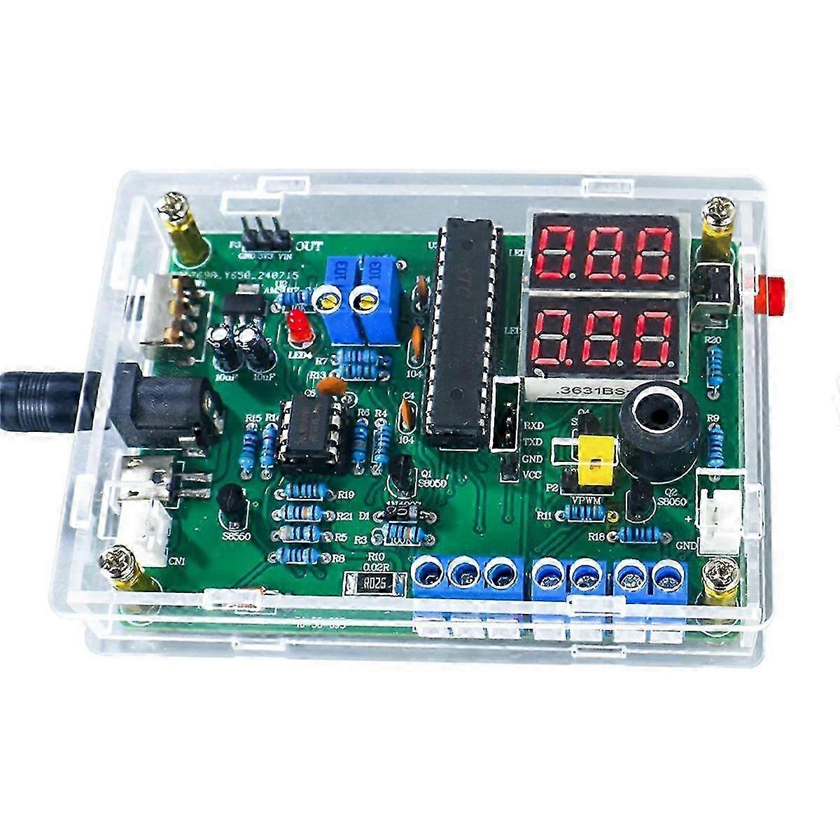 Multi-Function Meter Soldering Kit: Voltage, Current, Temperature Measurement & PWM Signal Generator DIY Set