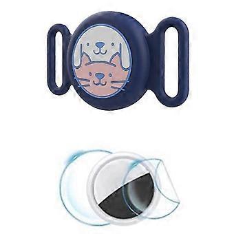 For Apple AirTag Cartoon Design Silicone Case Pet Collar Bluetooth-compatible Locator Waterproof Cov
