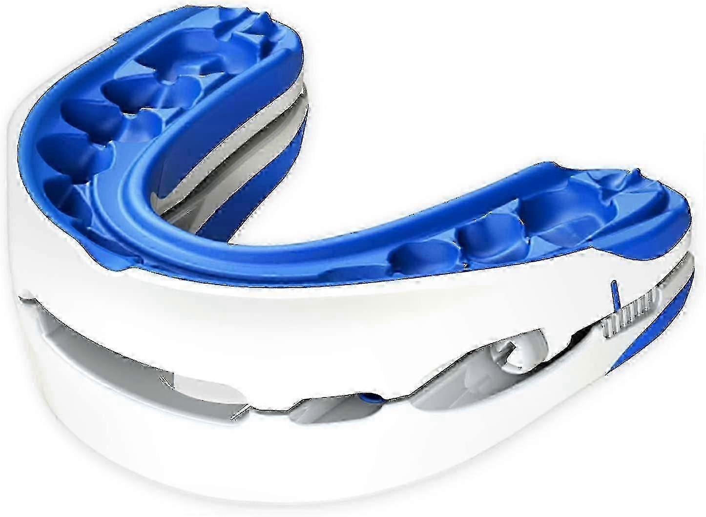 Adjustable Anti-Snoring Mouthpiece with Custom Teeth Impressions for Jaw Positioning and Better Sleep