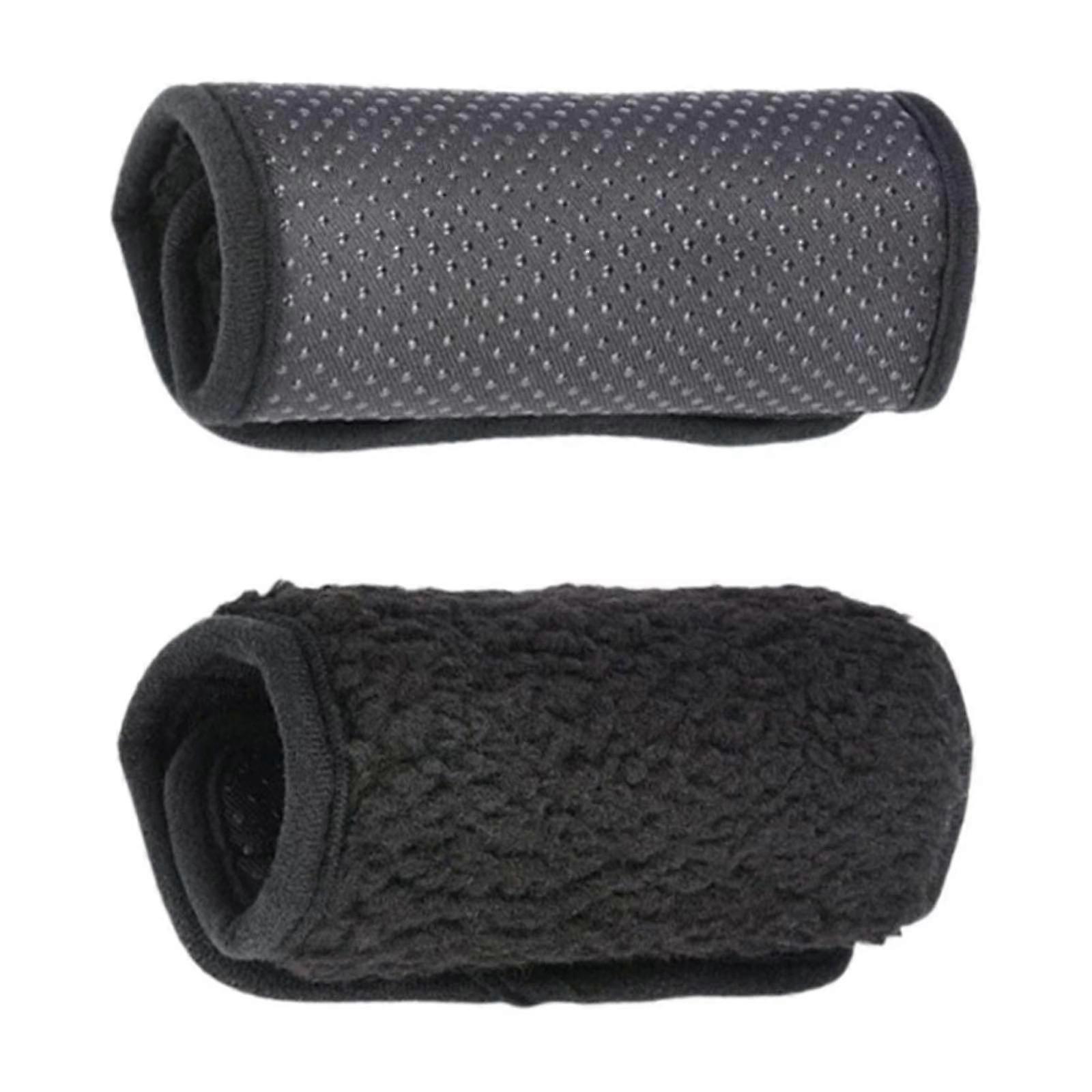 2 Pack Walker Hand Grips Cover,walker Cushion Hand Grips For Rolling Wheelchair,elderly Grippers,rollator Handle Black