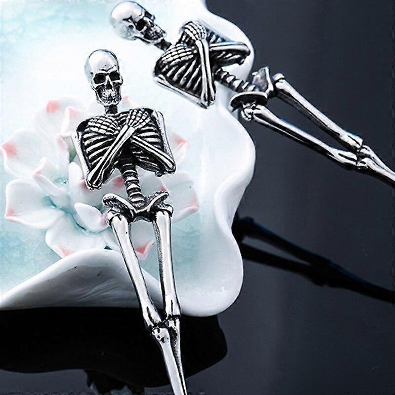 Creative Titanium Steel Skull Cutlery Skeleton Retro Dining Table Tableware Set Craft 1PC|Forks