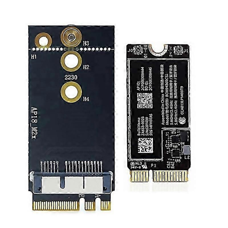For Bcm94360cs2 Dual Band Wifi Card Ngff M2 Key Ae Adapter Card Wifi Bt 40 80211ac Card For 11inch