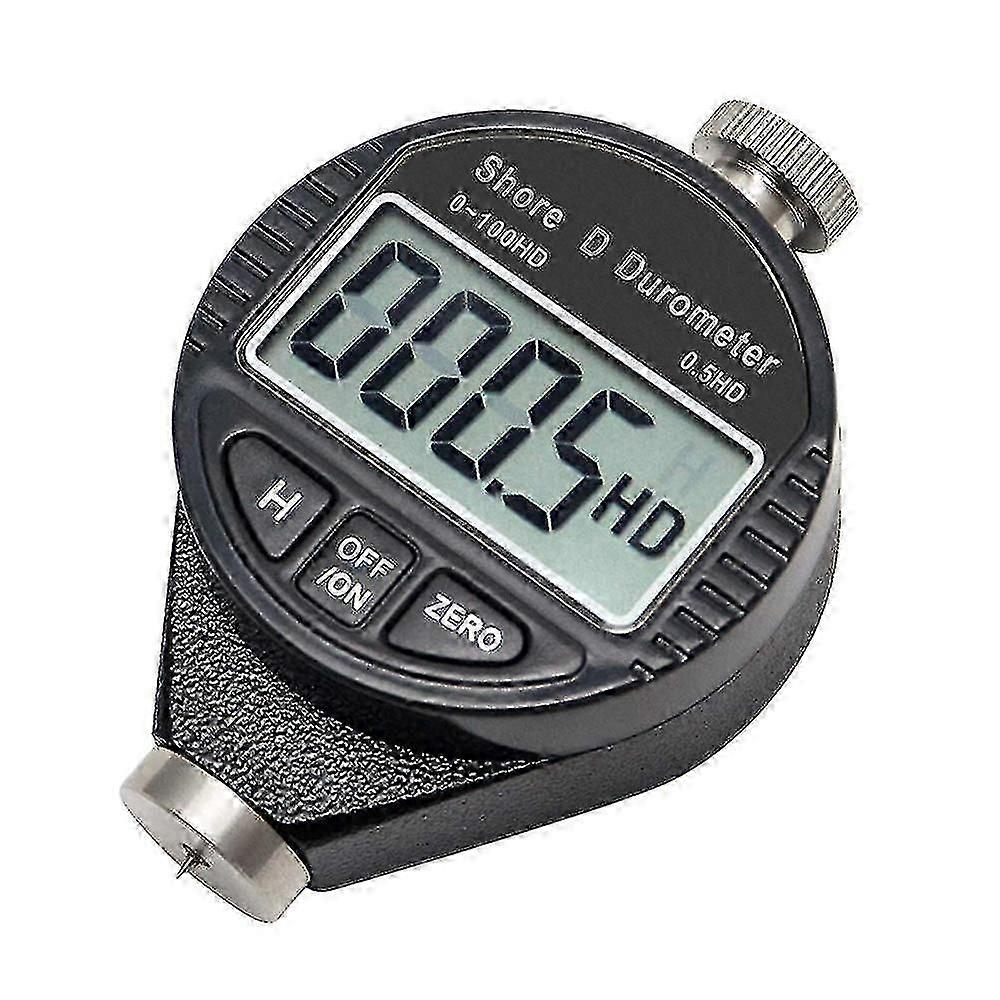 Digital Shore D Hardness Tester with LCD Display for Rubber Plastic Materials Testing Durometer