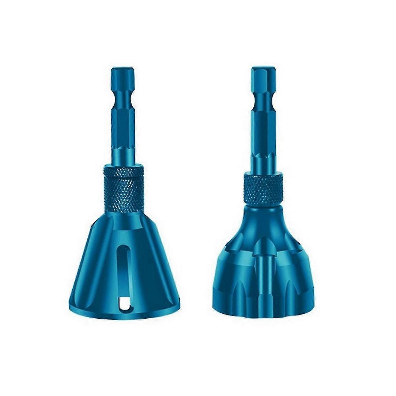 2PCS Blue 20/25mm Deburring Tungsten Steel Chamfering Tool