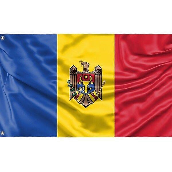 Moldova Flag Pattern 654