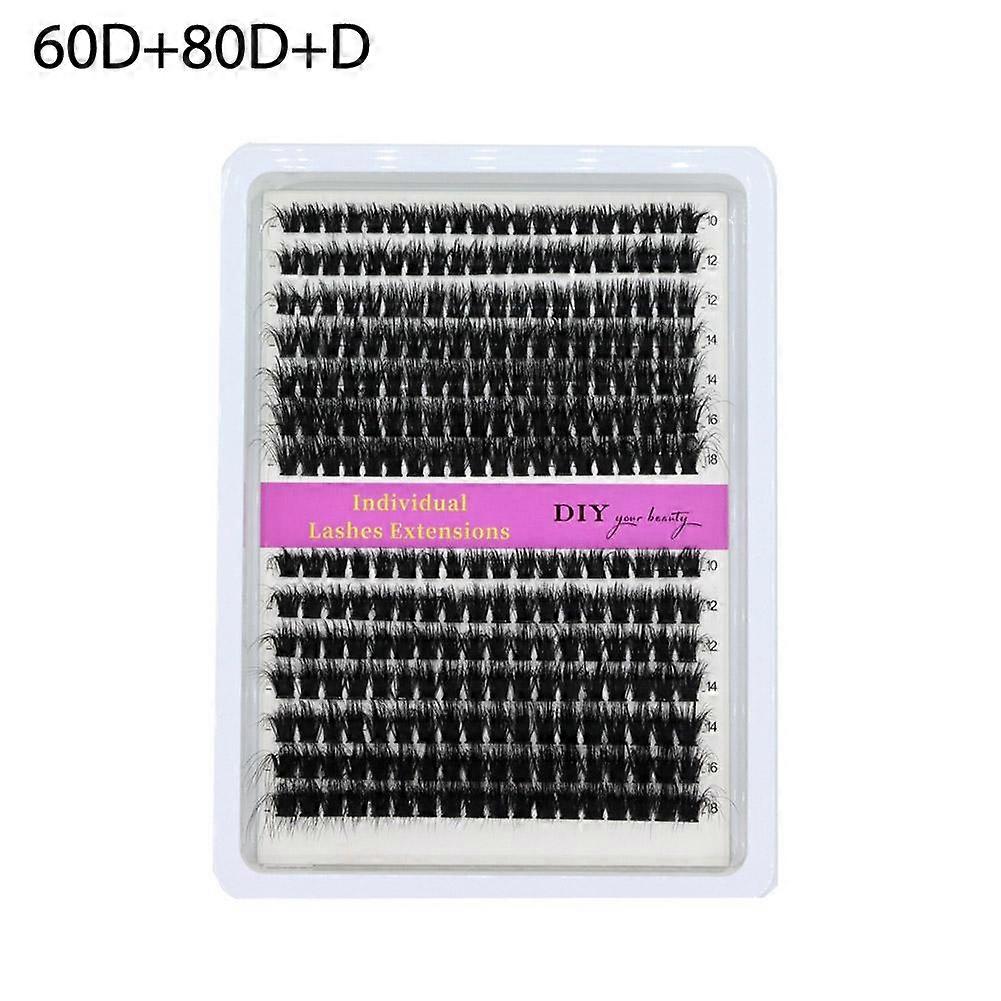 Eyelash Clusters 10-18Mm Mix Wispy Individual Lashes Extensions 266/280Pcs