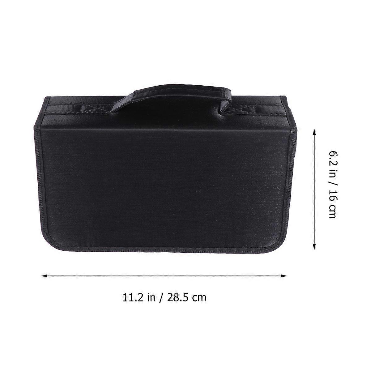 Cd Bag Mercerized Cloth for Storage Use 128 Pieces Handheld Large Capacity