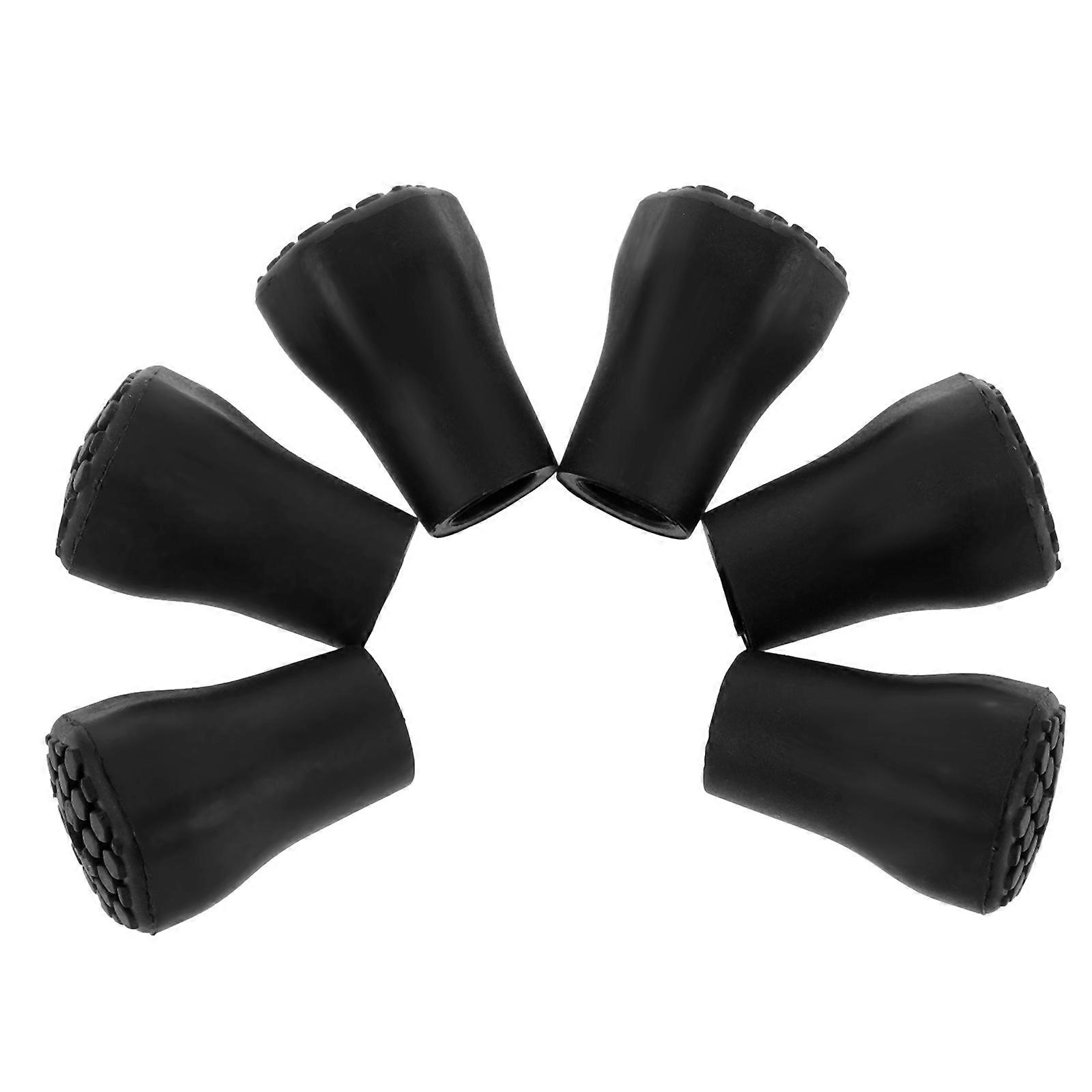 Crutch Tips Plastic Walking Pole Replacement Tips for Stability Use 30Pcs