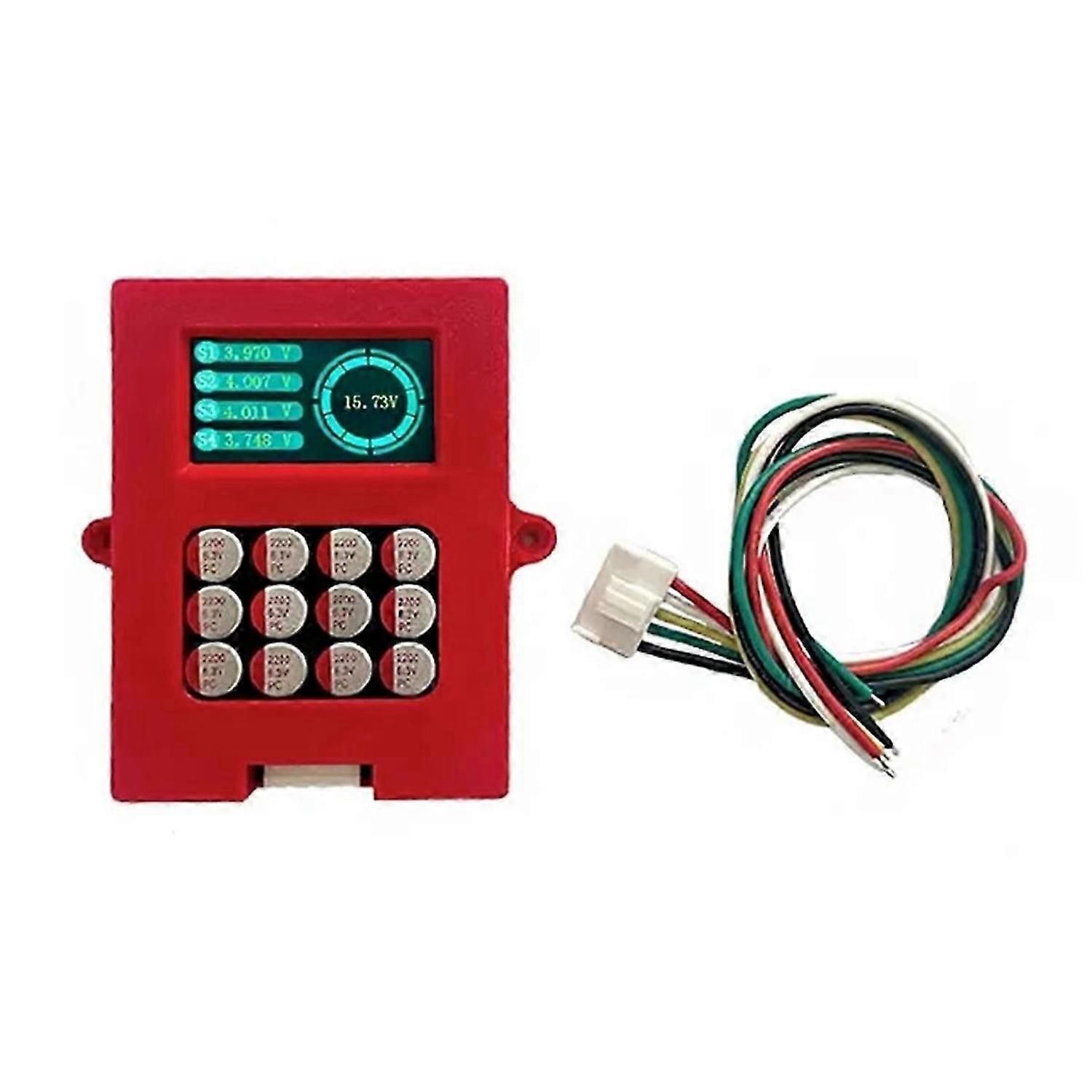 3-4S 5A Balancer with Voltage Display TFT Lipo/Lifepo4 Battery Voltage Tester Energy fer Equali