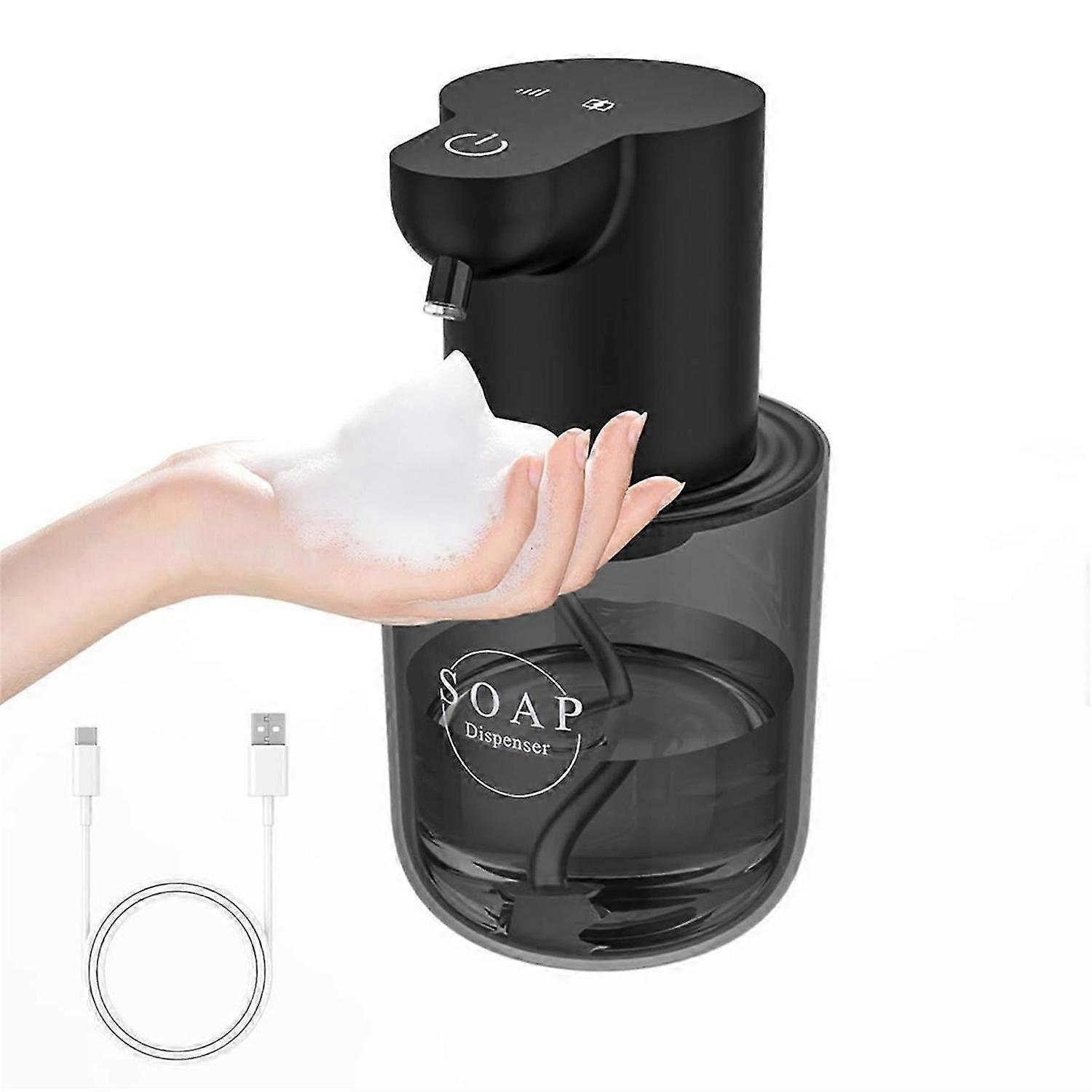 Automatic Soap Dispenser Touchless,4-Level Adjustable Foaming Hand Soap Dispenser, Auto Soap Dispens