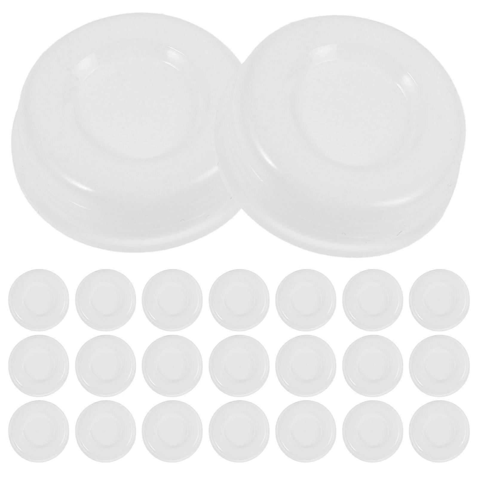 Cover for Round Storage Container Plastic Seal Cover 400Pcs for Home Use