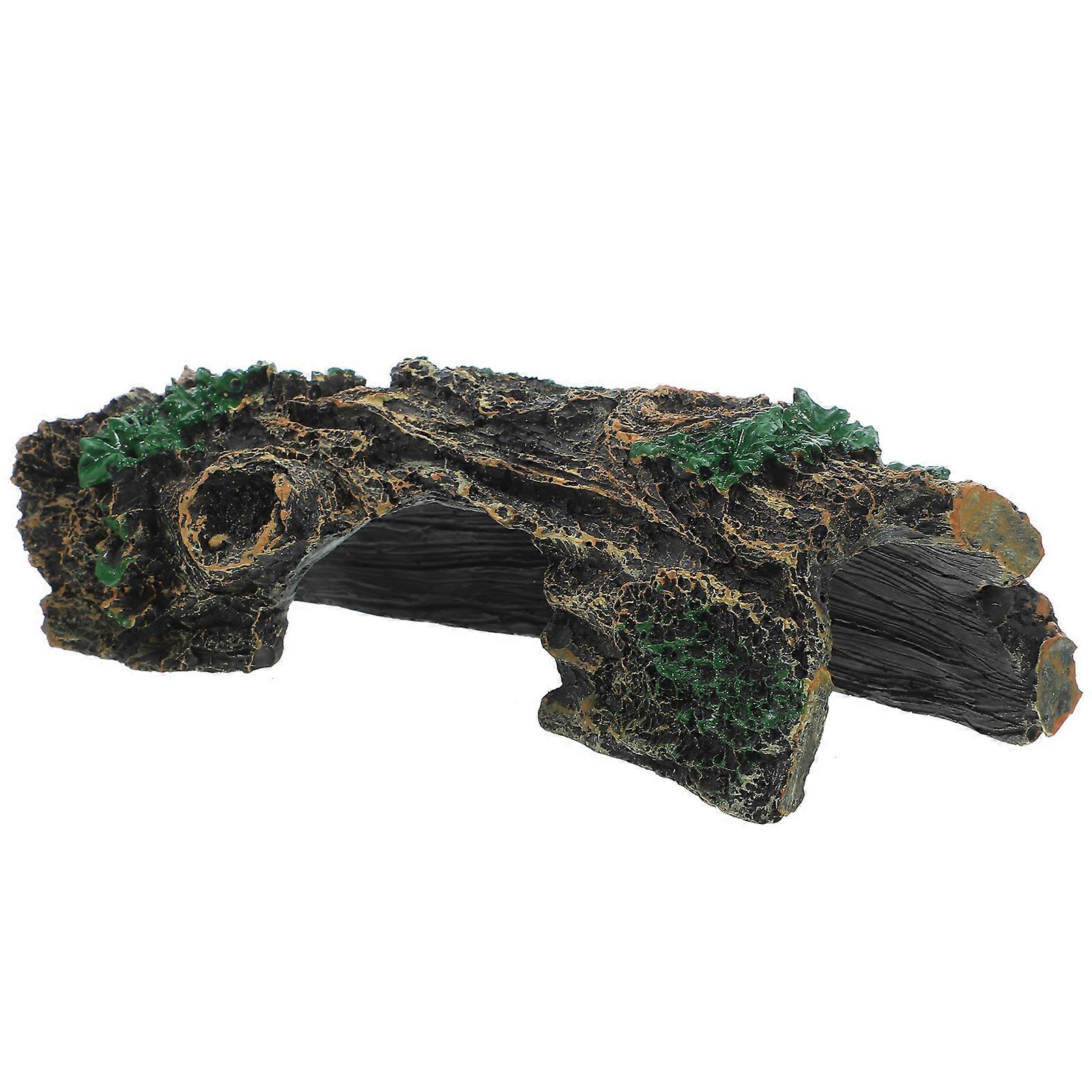 Reptile Hide 3Pcs Resin Hideout Cave for Aquarium Habitat Decoration